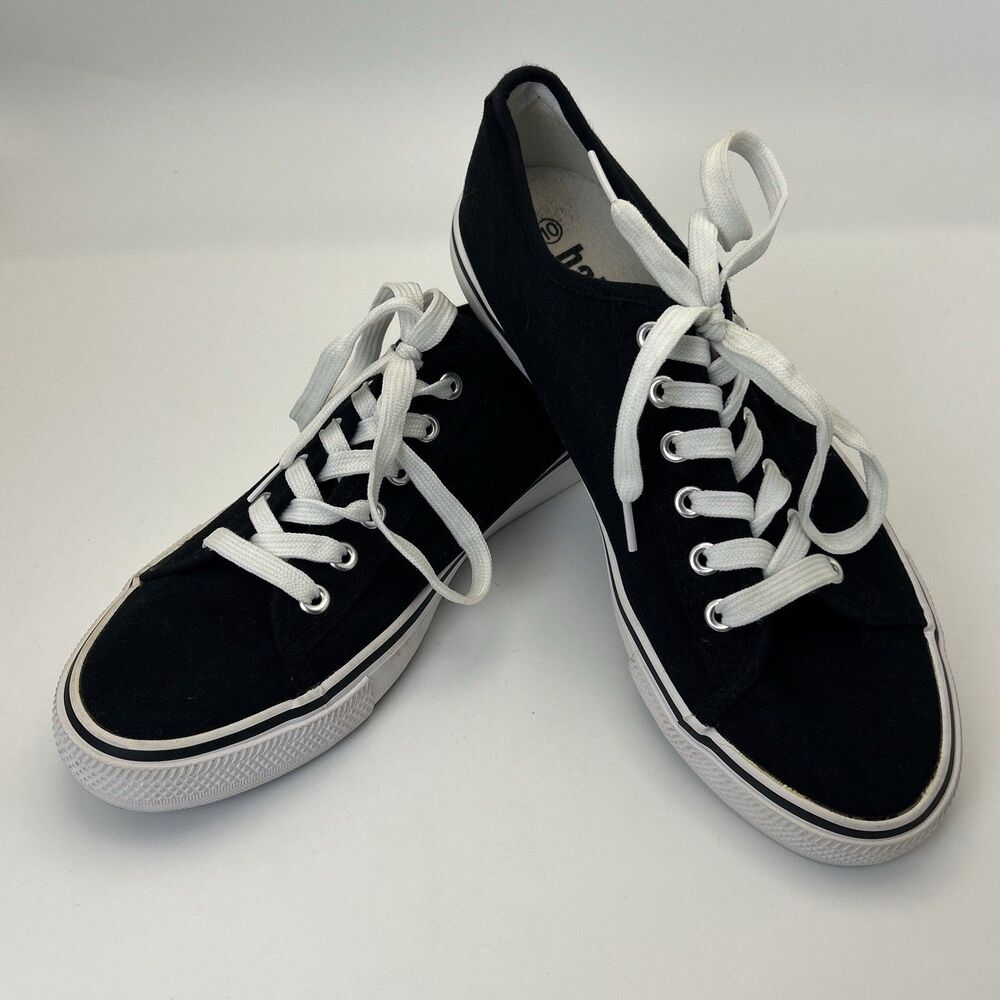 Balera Canvas Low Top Sneaker Women’s 10 Black Hip hop Dance Shoe Party Prom - Picture 4 of 9